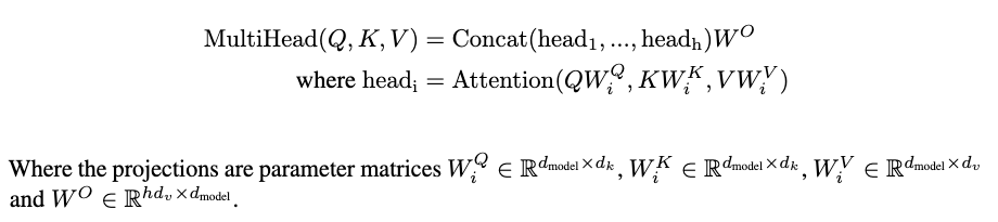 Projections and Multi-Head